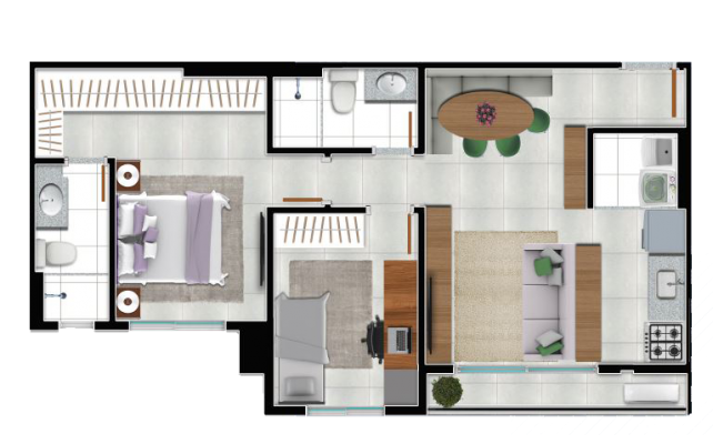 2Q 64m²