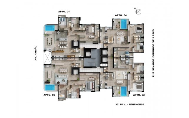 33° pavimento - Penthouse