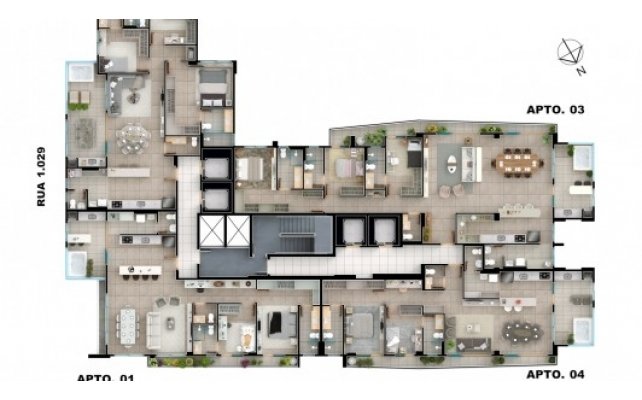 Pavimento Tipo Penthouse 