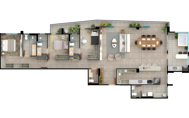 Penthouse - 3 suítes - 179m² - final 03