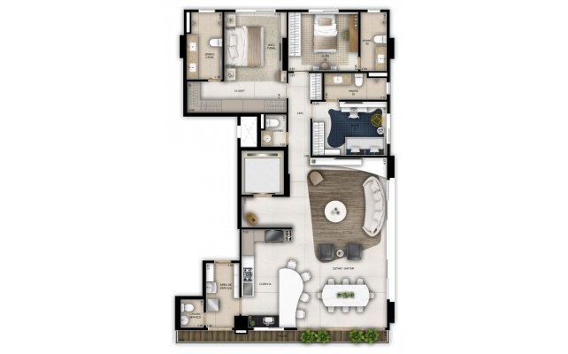 Planta 149m²