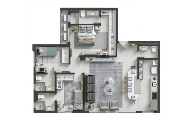 Tipo 110m² Opção 2