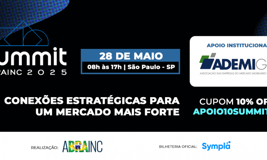 Associados da Ademi-GO têm 10% de desconto no Summit ABRAINC 2025