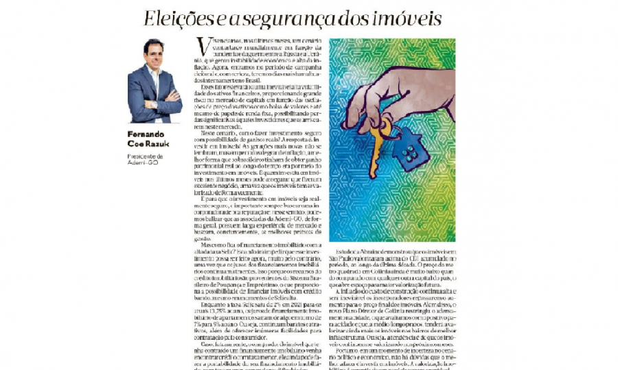 Eleições e a segurança dos imóveis