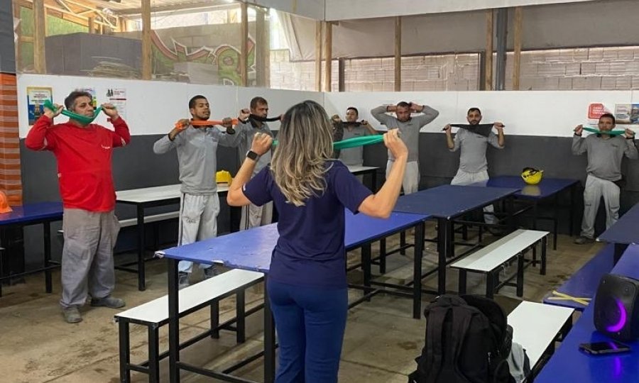 Construtora realiza projeto para melhorar qualidade de vida dos trabalhadores