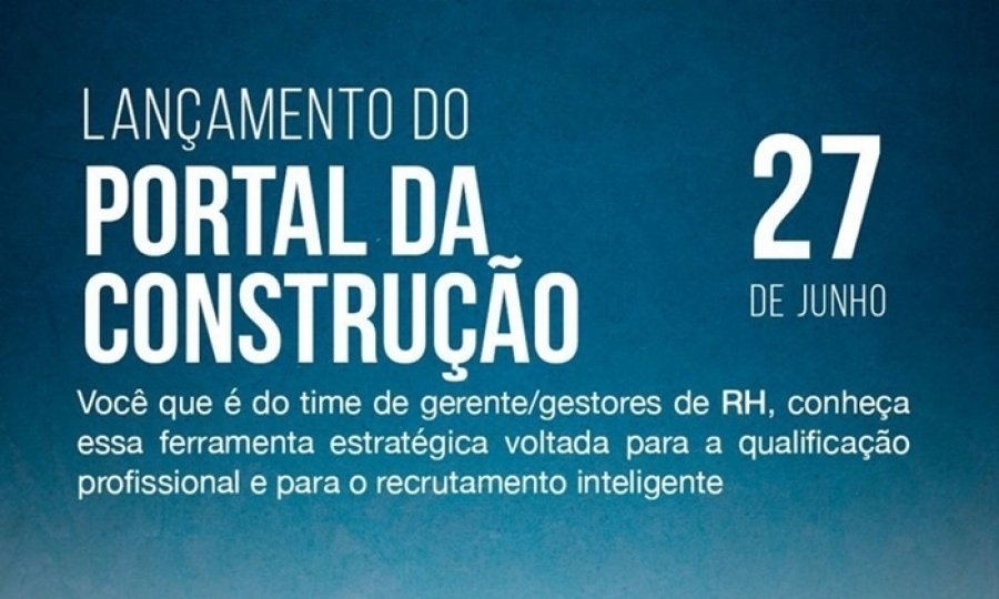 Sinduscon-GO apresenta o Portal da Construção 