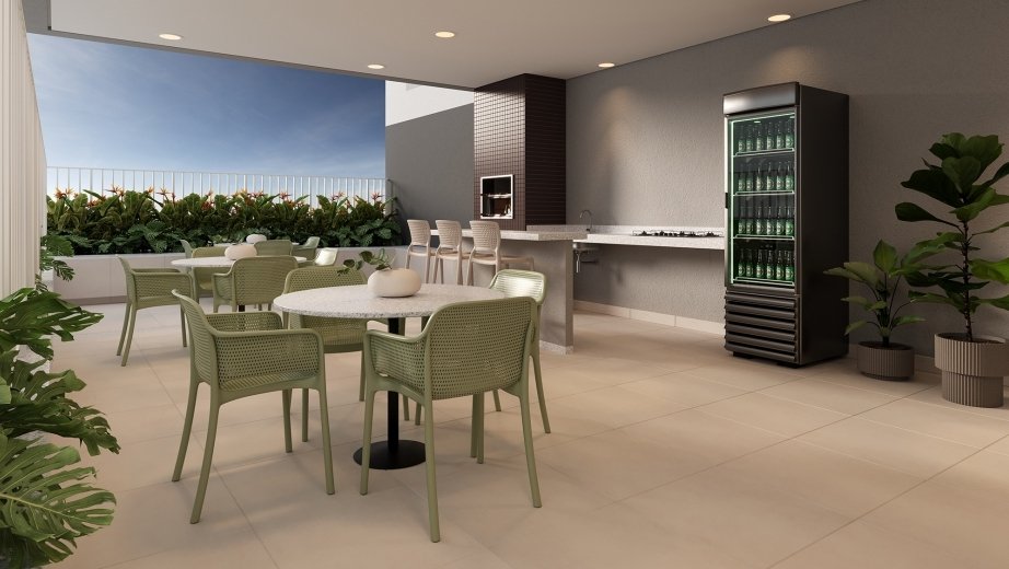 Varanda do salão de festas