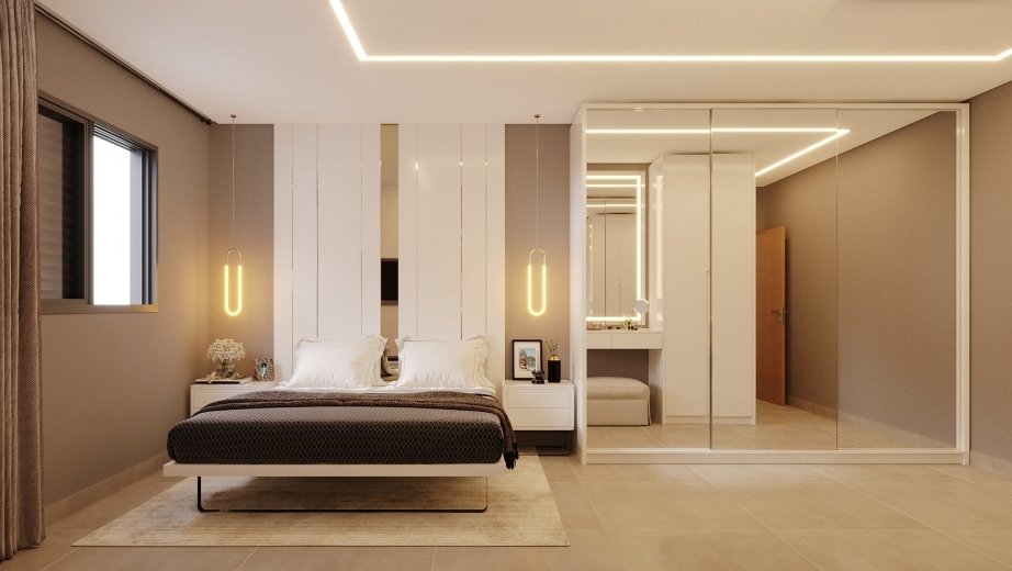 Suíte principal 75m²