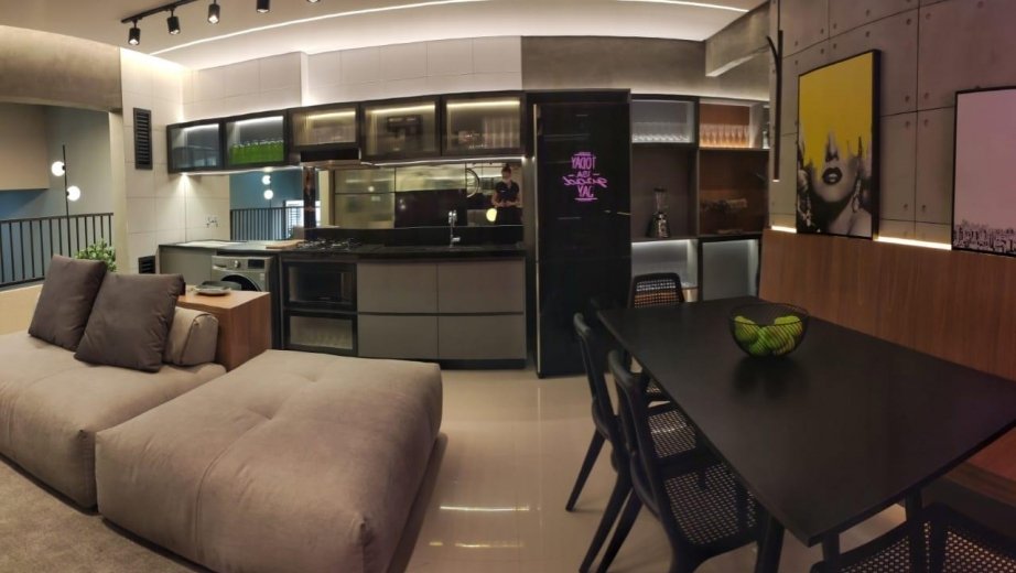 Decorado apto 1Q 45m²