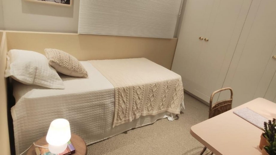 Quarto 1 apto 3Q 85m²