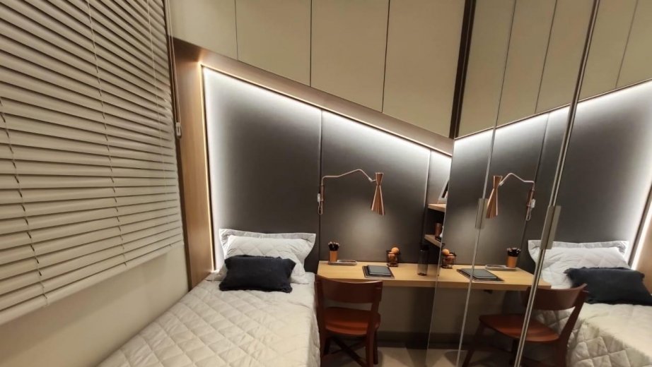 Quarto 2 apto 3Q 85m²