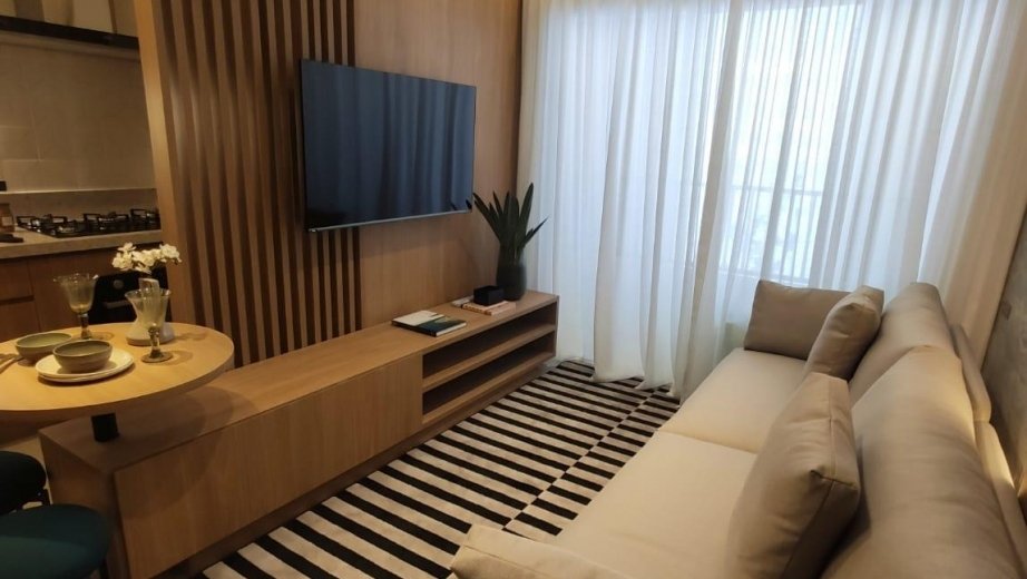 Sala de tv apto 3Q 85m²