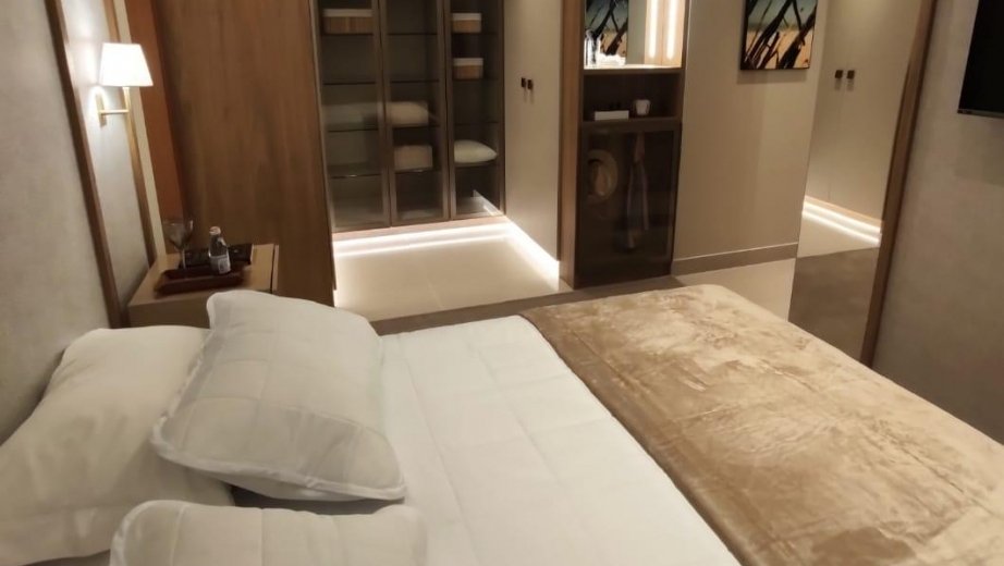 Suíte apto 3Q 85m²