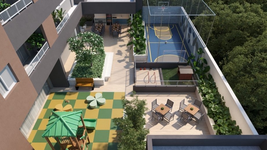 Quadra esportiva / pet place / gourmet grill 1 e 2 / playground