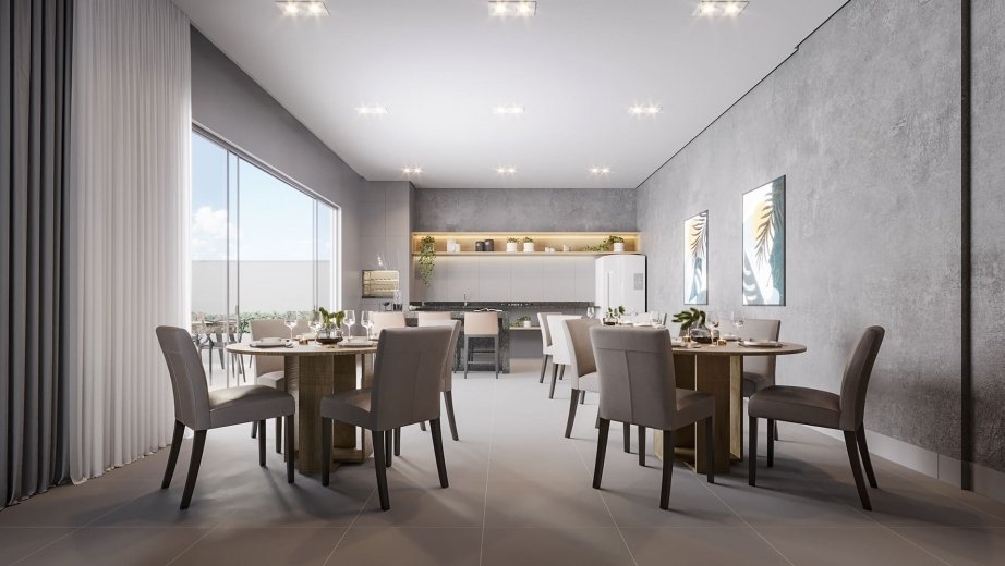 Gourmet grill com varanda (1 e 2)