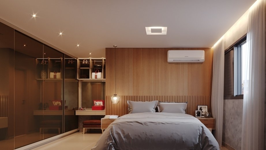 Suíte apartamento 3Q - 81m²