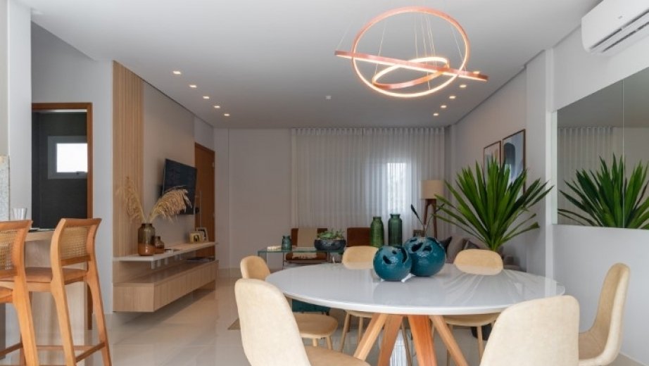 Sala de estar e jantar