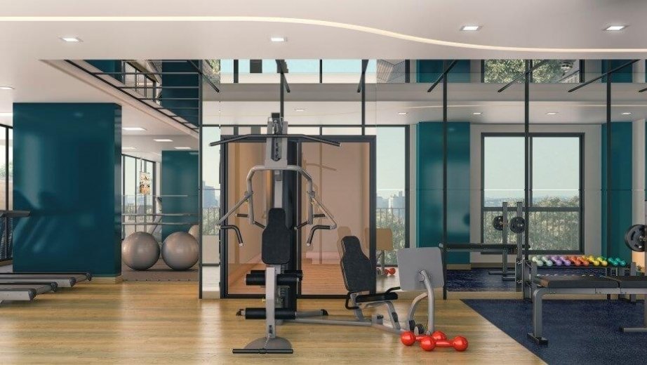 PERSPECTIVA ILUSTRADA DO ESPAÇO FITNESS